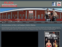 Tablet Screenshot of alex-sportcentrum.de